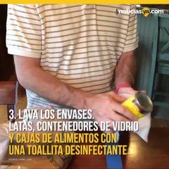 Así es como puedes desinfectar tus compras y no llevar el virus a casa