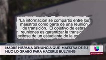 HISPANA DENUNCIA A MAESTRA QUE HIZO ‘BULLYING’ A SU HIJO DISCAPACITADO