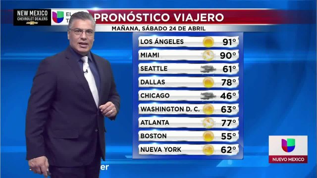 Pronóstico del Tiempo NM 042420