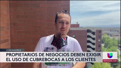 DUENOS DE NEGOCIOS DEBERAN EXIGIR EL USO DE CUBREBOCAS