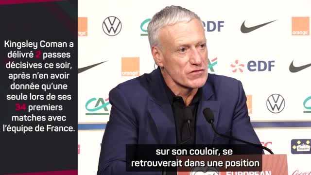 Bleus - Deschamps : “Coman ? Je ne fais jamais de one-shot”