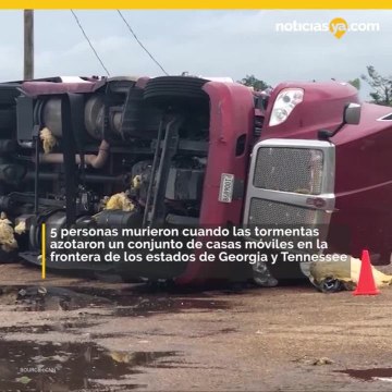 Tornados dejan muertos y destruccion en varios estados del sureste de EEUU