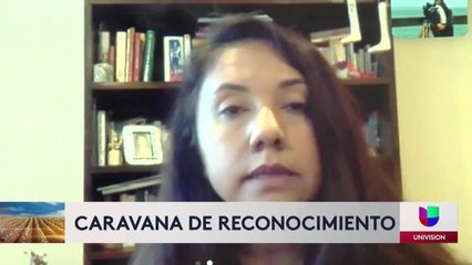 Caravana apoyando a campesinos Watsonville