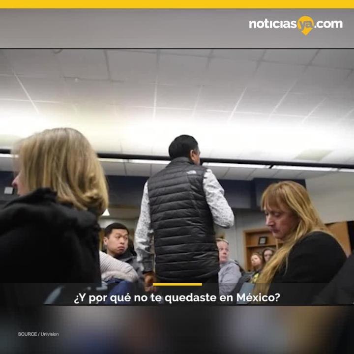 Ataque racista en junta comunitaria