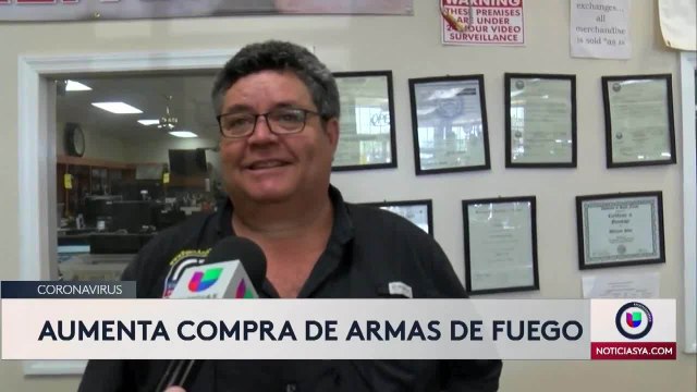 Aumento de ventas de armas por coronavirus
