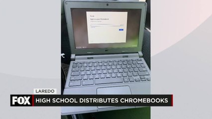 Lyndon B Johnson High School Provides Chromebooks to Students to Continue Classes