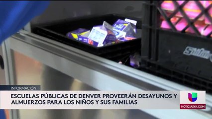 escuelas públicas de denver ofrecen alimentos