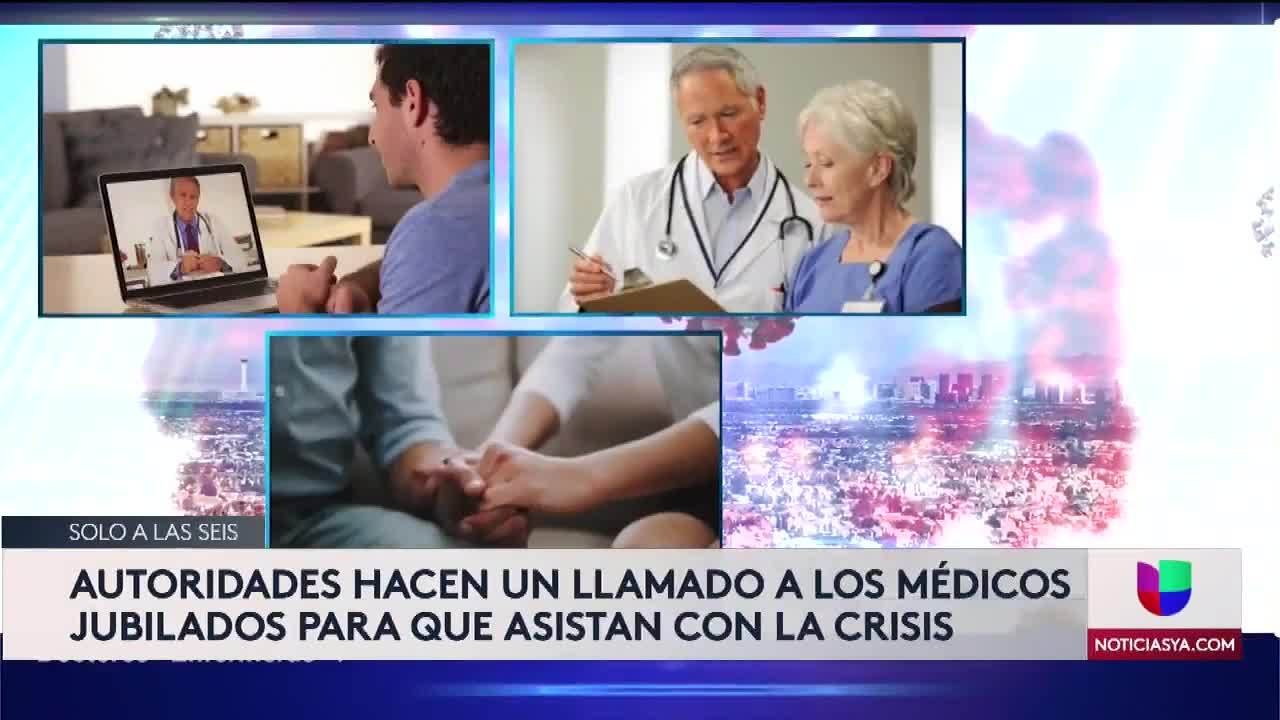 Fernando Renteria - Voluntarios sanitarios - Noticias Nevada 6pm 041020 - Clip
