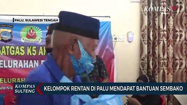 Kelompok Rentan di Palu Mendapat Bantuan Sembako Dari Pembaca Harian Kompas