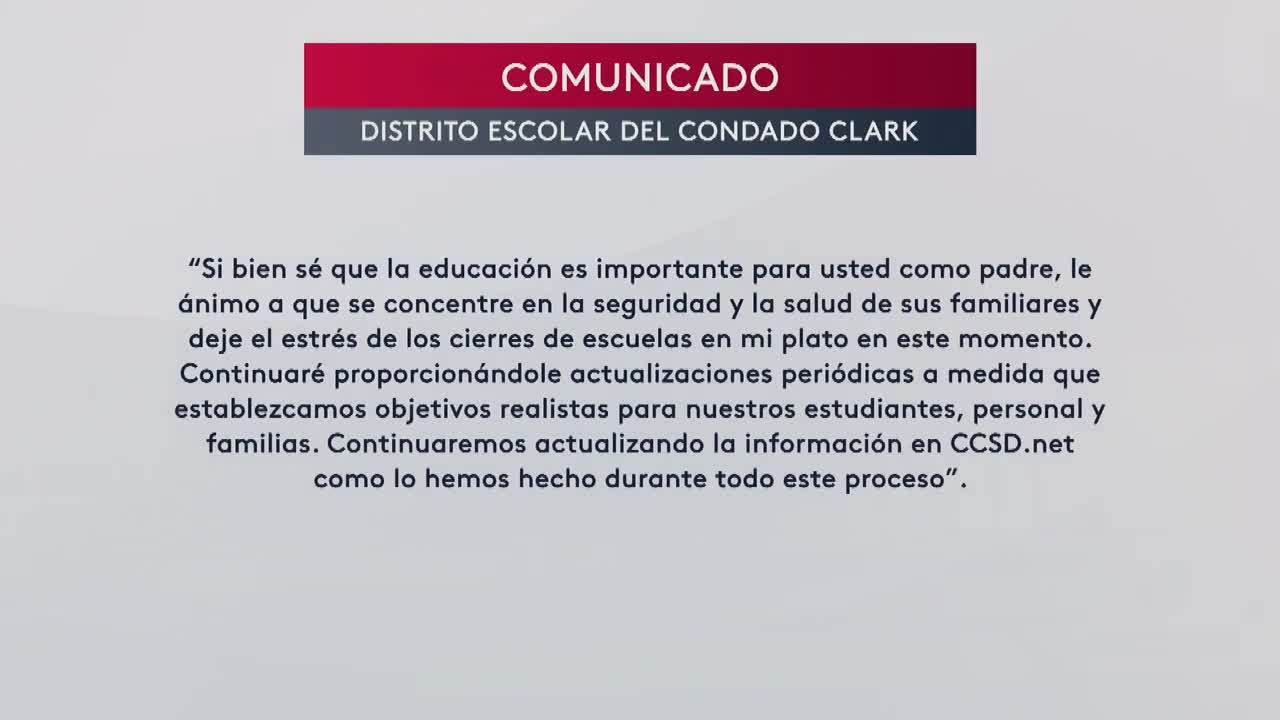 Fernando Renteria - Cierrer Escuelas - Noticias Nevada 11pm 031620 - Clip