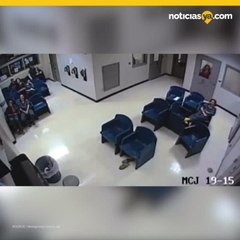 Mujer intenta escapar de prision y cae del techo