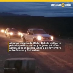 Comunidad mormona lleva a cabo los funerales de la familia LeBaron