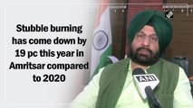 Stubble burning came down by 19% this year in Amritsar compared to 2020