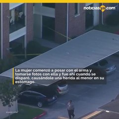 Niera dispar a pequeo mientras se tomaba selfie con un arma