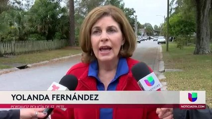 Policía de St. Pete dispara a sujeto
