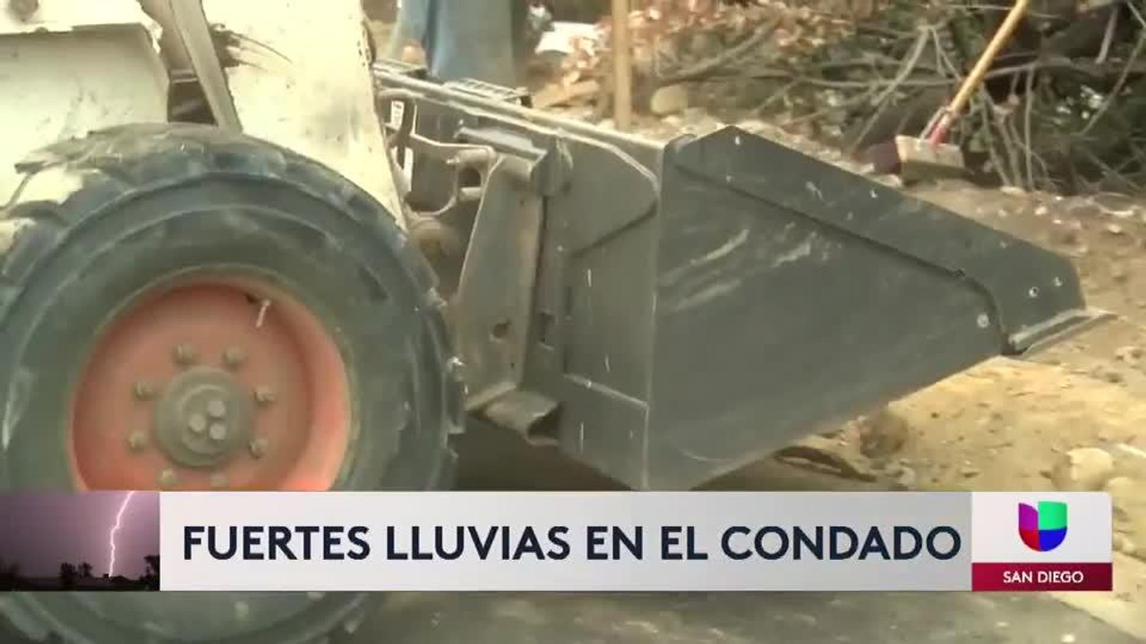 Alerta de posibles inundaciones en el condado de San Diego