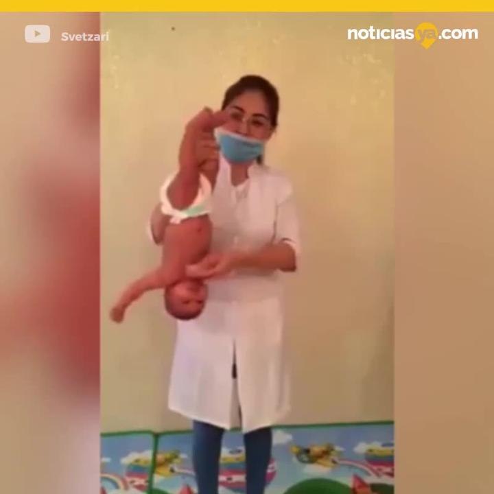 Controversial "masaje" que cura bebés con discapacidades