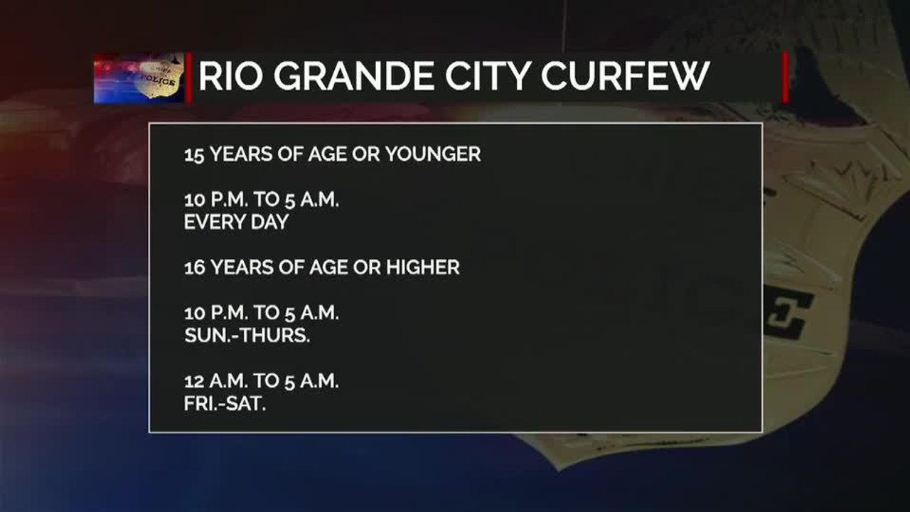 Curfew Enforced in Rio Grande City