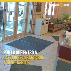 Buen samaritano se encuentra 27 mil dolares y los devuelve