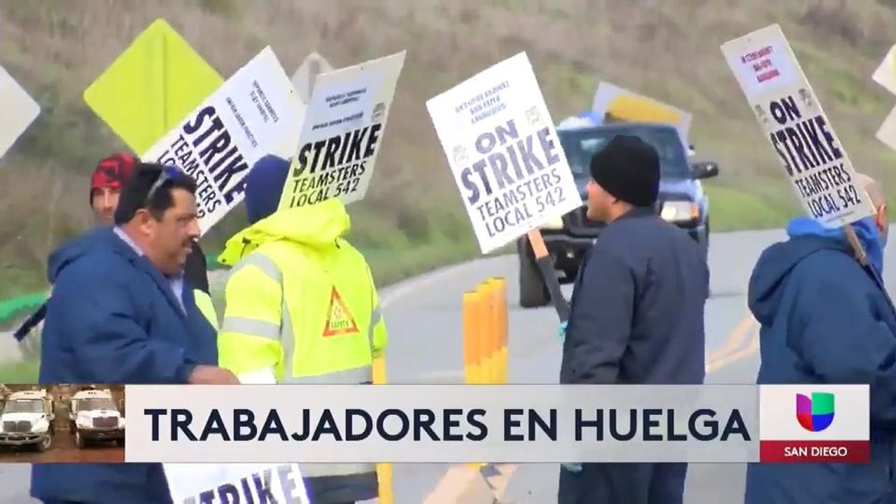 Trabajadores de Deposito de Basura Otay exigen mejores condiciones laborales