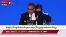 İklim Zirvesi başkanı gözyaşlarına hakim olamadı