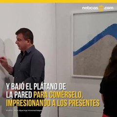 Se comen la banana de 120 mil dolares