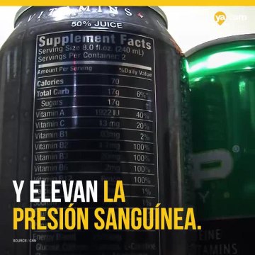 Peligros bebidas energeticas