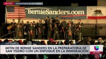 Bernie Sanders vista San Diego