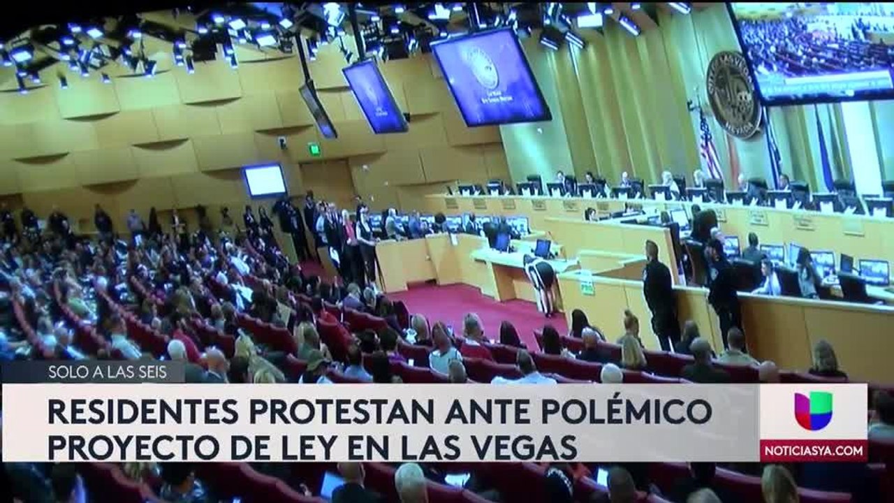 Las Vegas multará a homeless que  acampen en las calles 6pm 110619 - Clip