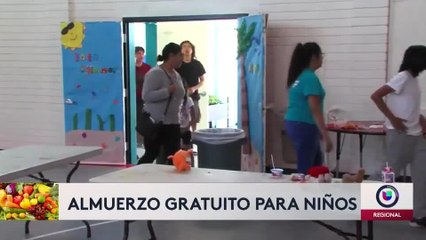 Ofrecen almuerzo gratuito para niños durante el verano