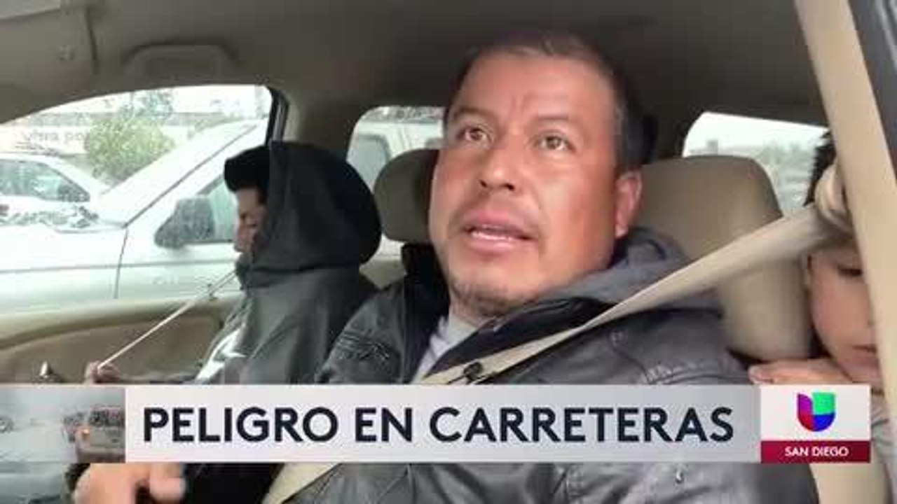 Fuertes lluvias se convierten en un peligro en carreteras