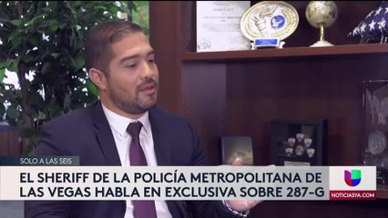 Exclusiva habla sheriff de Las Vegas respecto a cooperación con ICE 103119 - Clip