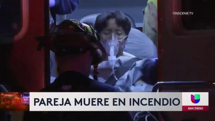 Familia queda atrapada dentro de un hogar en llamas