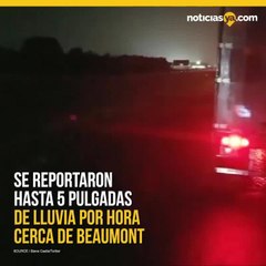 Declaran estado de emergencia en Texas por lluvia de 'pesadilla'