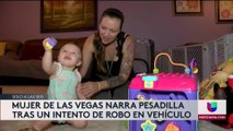 Intentó abrir el carro cuando la mujer estaba con su hijo adentro Alexander Zapata Las Vegas 6pm 090319 - Clip
