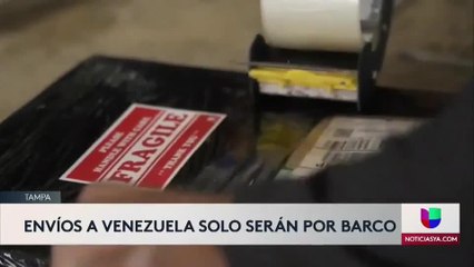 Envíos aéreos de encomienda a Venezuela suspendidos