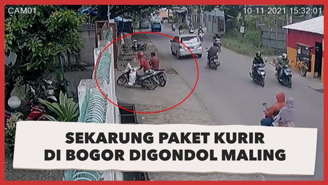 Viral, Sekarung Paket Kurir di Bogor Digondol Maling, Polisi: Kerugian Jutaan Rupiah