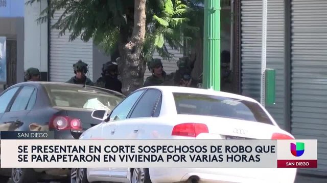 7 sujetos acusados de una serie de robos se declaran no culpables