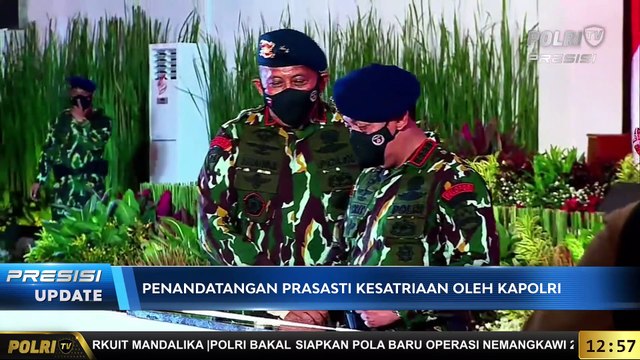 Kapolri Menghadiri Puncak Acara Kegiatan HUT ke - 76 Korps Brimob Polri 2021