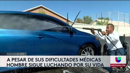 Persona con discapacidad lucha cada día por sus sueños Alex Zapata Nevada 6pm 083019 - Clip