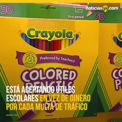 Ciudad de Las Vegas pide pagar multas de tr%c3%a1fico con %c3%batiles escolares.mp4