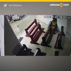 Entra a iglesia a robar las limosnas y es captado por la cámara