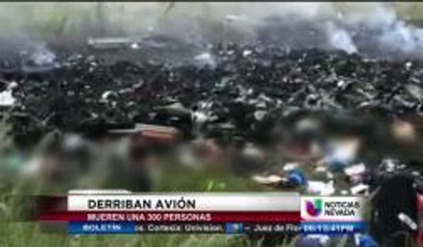 Avión de Malaysia Airlines fue derribado