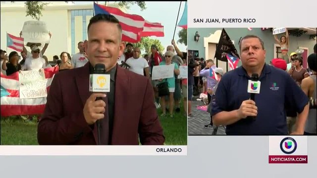 Manifestaciones desde Puerto Rico y Orlando