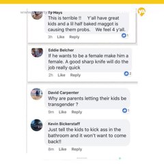 Amenazan con castrar a alumna trans por usar bao de nias