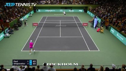 Stockholm - Paul décroche son 1er titre sur le circuit ATP