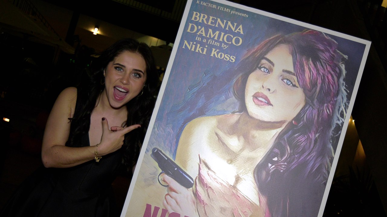 Brenna D'Amico "Night Night" Film Premiere Red Carpet Fashion