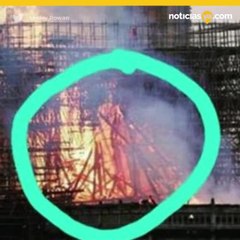Aseguran que Jess apareci entre las llamas de Notre Dame