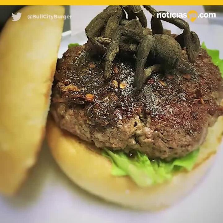 Hamburguesa de tarantula