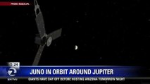 JUNO PROBE IN ORBIT AROUND JUPITER